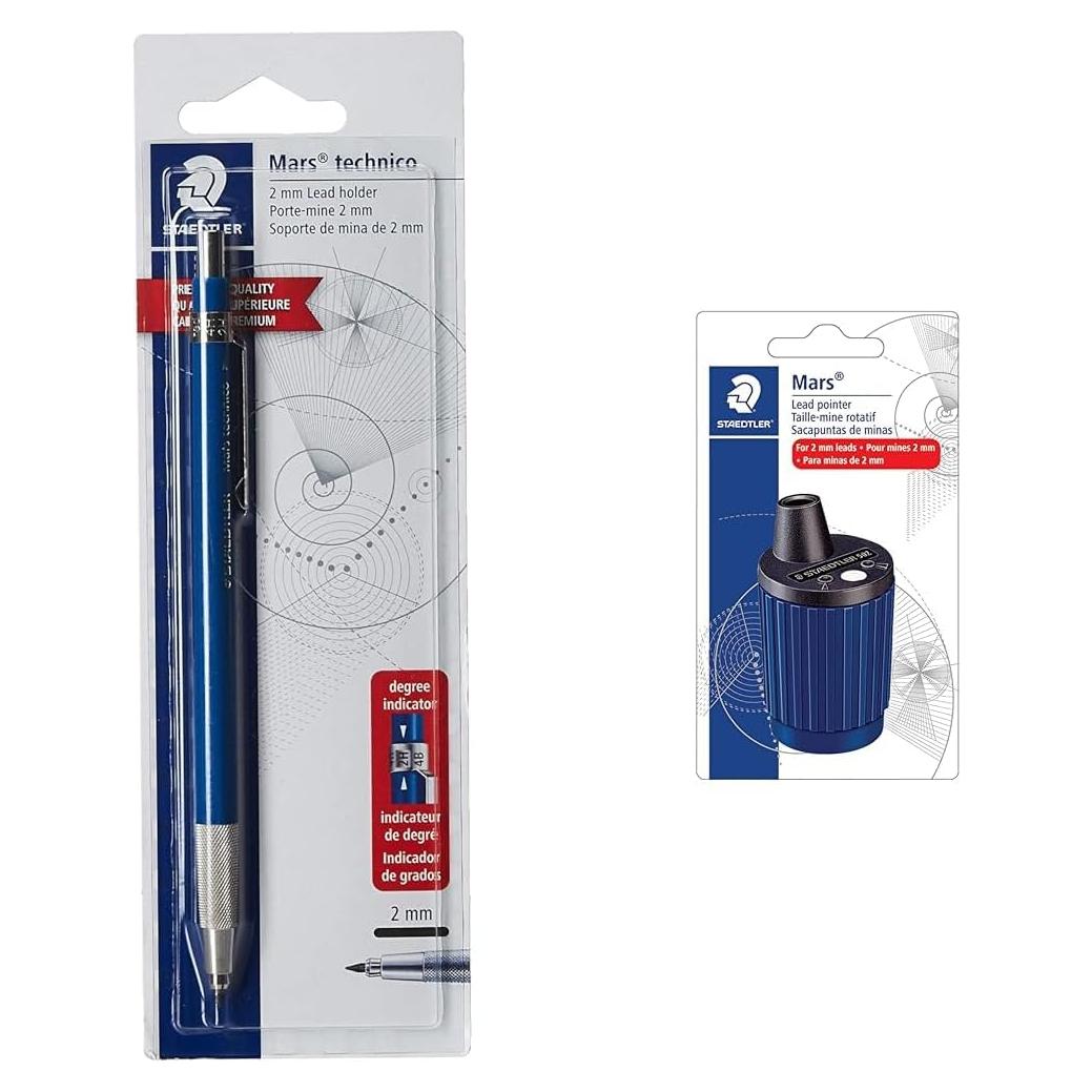 Lápiz mecánico técnico STAEDTLER Mars 780 + sacapuntas 502