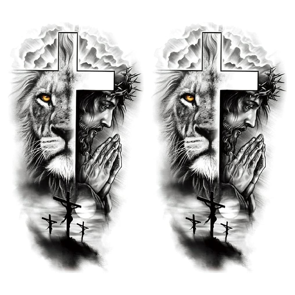 Tatuajes Temporales Impermeables Esoul - 2 Hojas 11.4x21cm