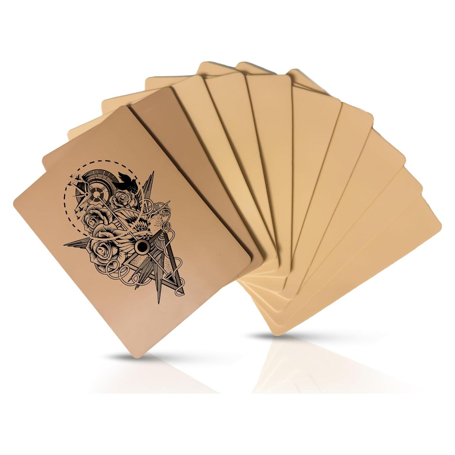 Piel Falsa de Práctica para Tatuaje Caktus - 10 Piezas 14x18.5cm
