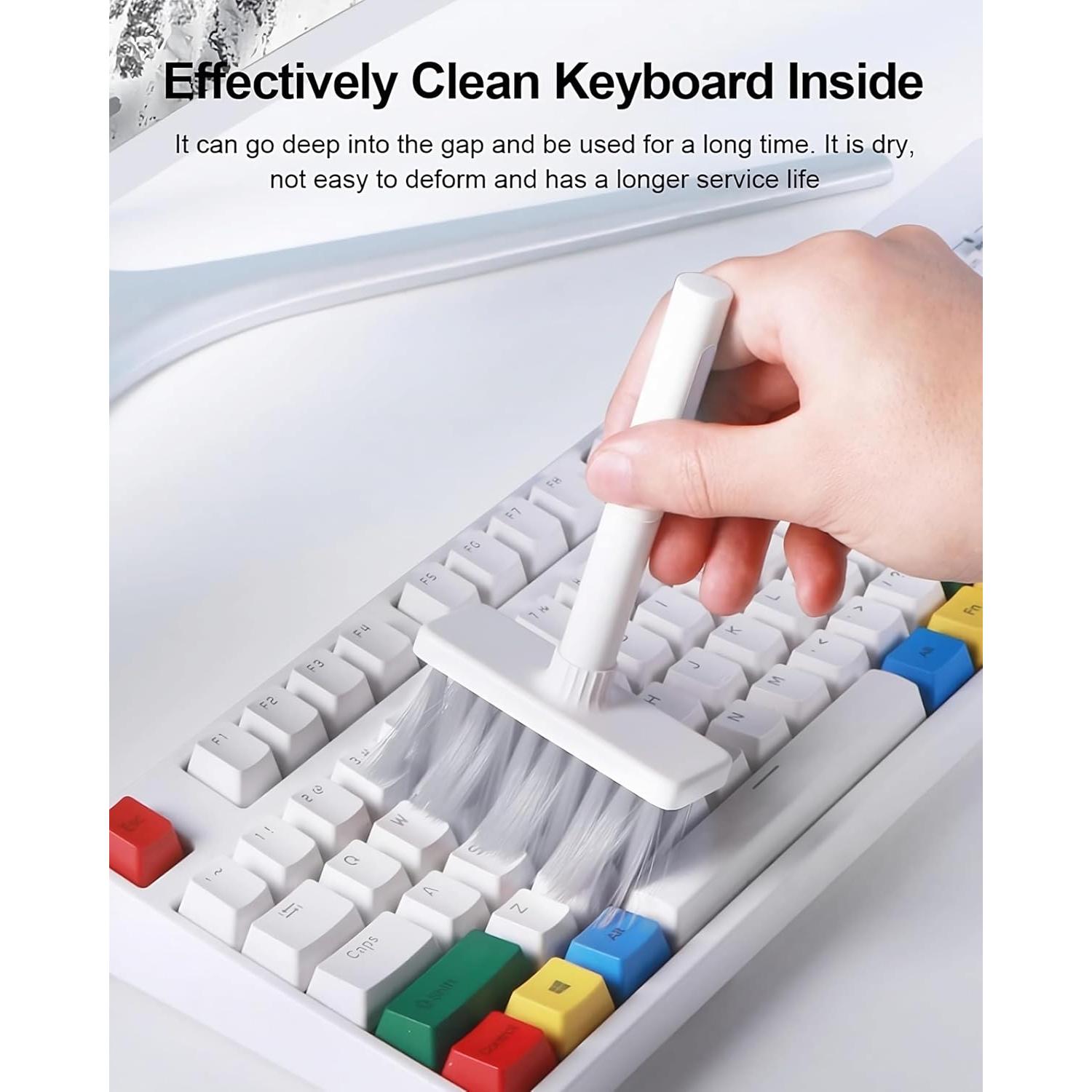 Kit de Limpieza Multifuncional PrimOffice para Teclados y Auriculares