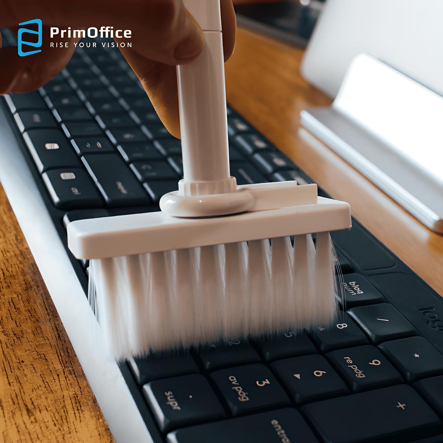 Kit de Limpieza Multifuncional PrimOffice para Teclados y Auriculares