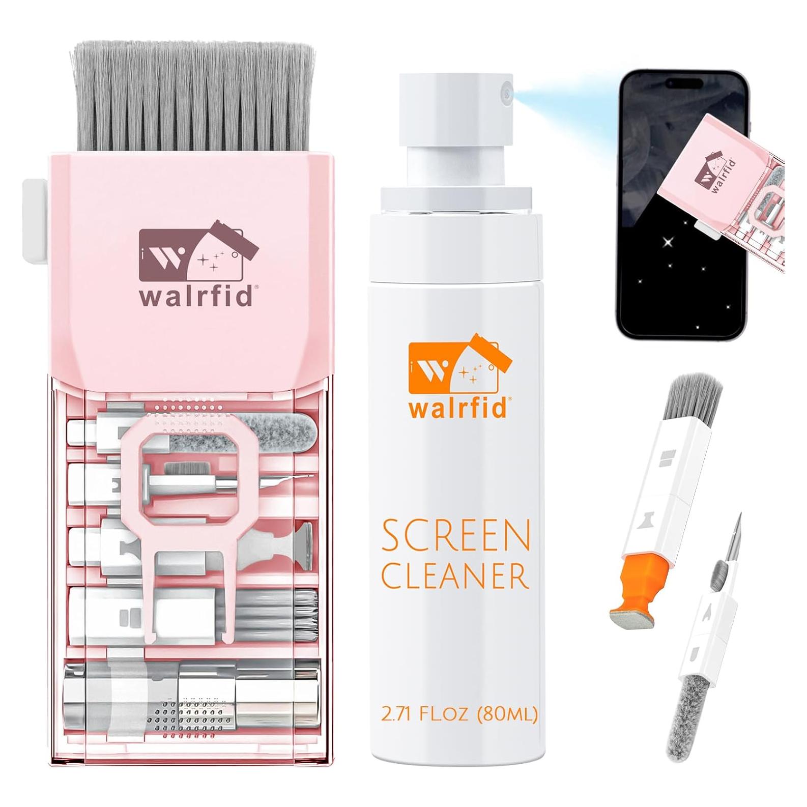 Kit de limpieza 15 en 1 Walrfid para teclado y pantalla 80ml