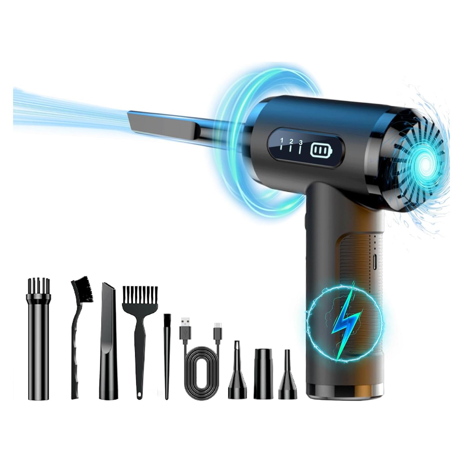 Soplador de Aire Comprimido LIHAN VC018 Inalámbrico 3 Velocidades