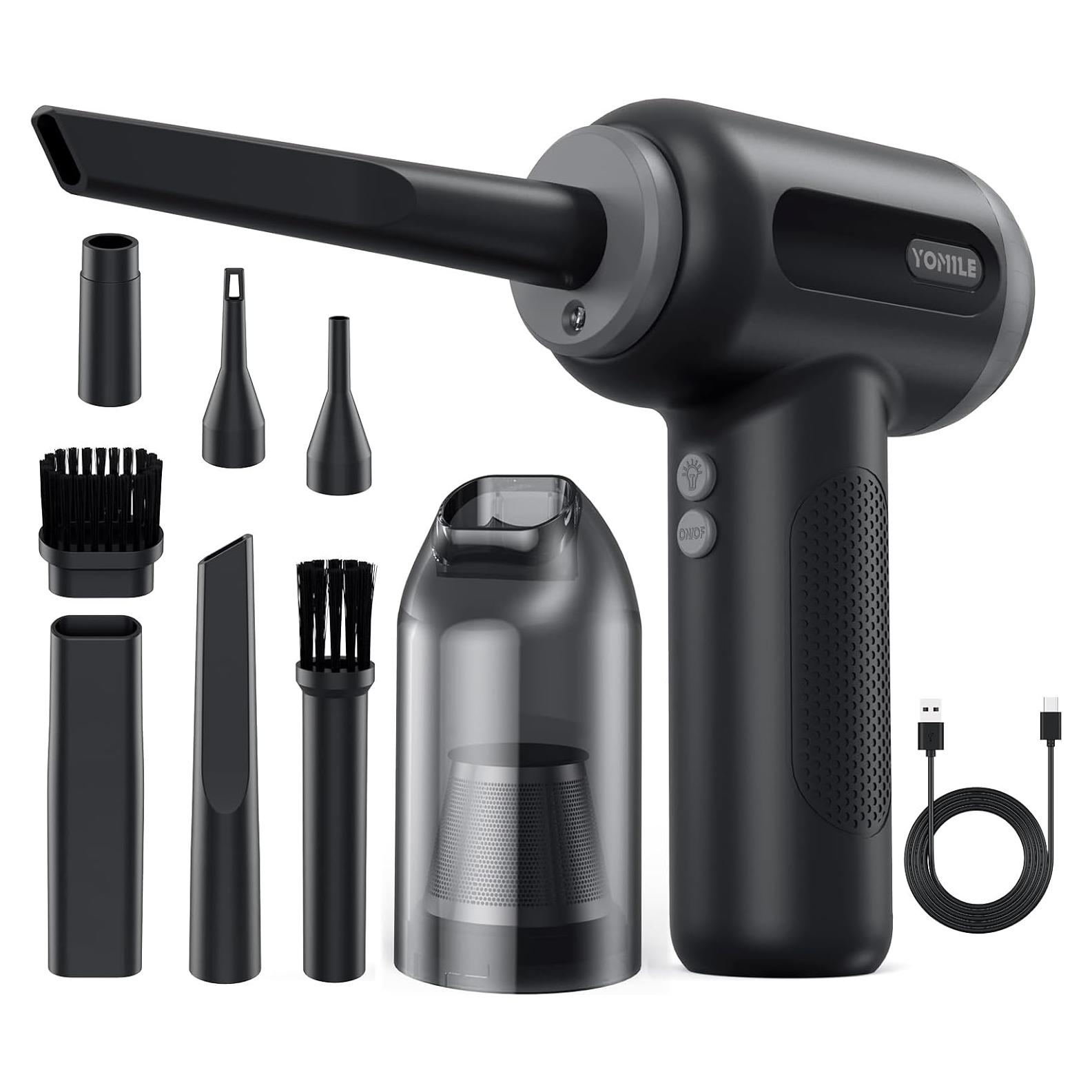 Soplador de aire comprimido Yomile 2 en 1 180000RPM 9000mAh