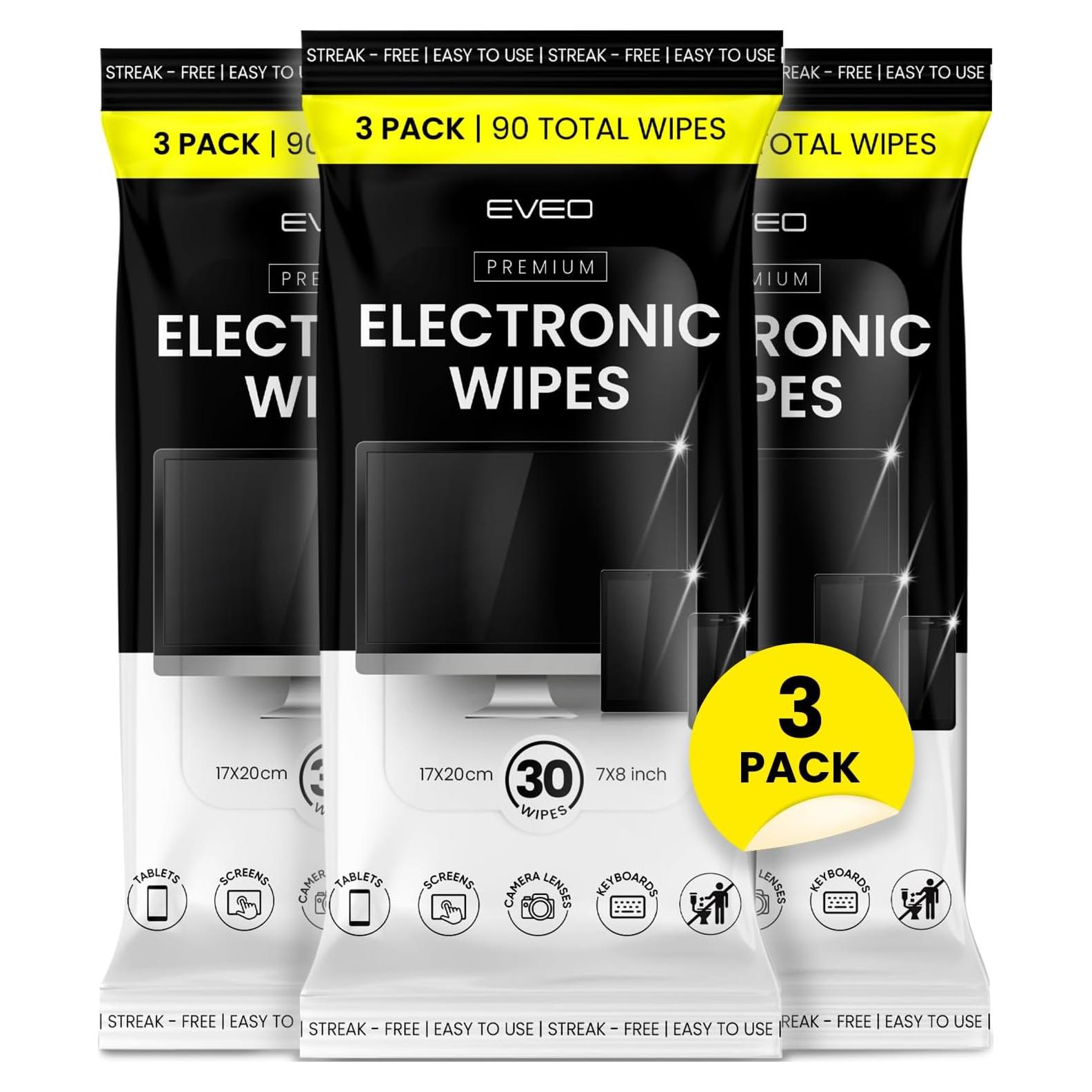 Toallitas Limpiadoras EVEO 90 Unidades + Paño Microfibra