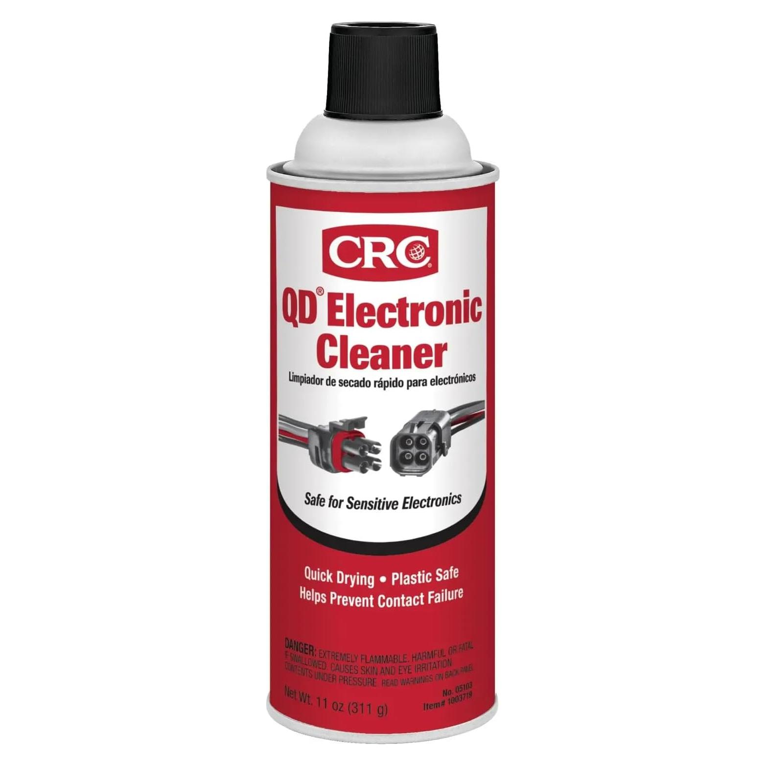 Limpiador Electrónico CRC QD 311 g - Secado Rápido y Sin Residuos