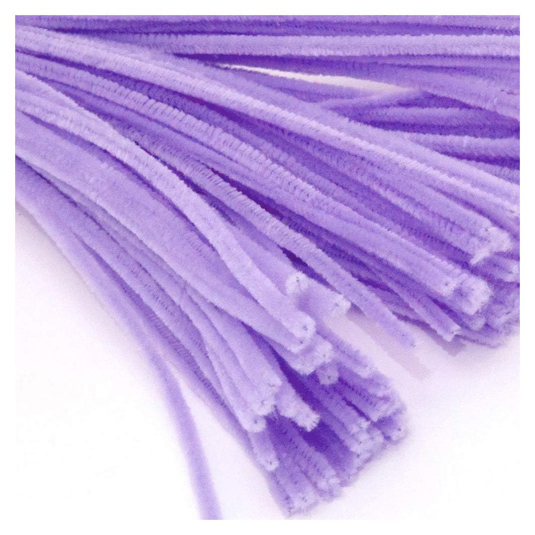Tallos de Chenille Limpiapipas The Crafts Outlet 1000 pcs 50 cm Lavanda