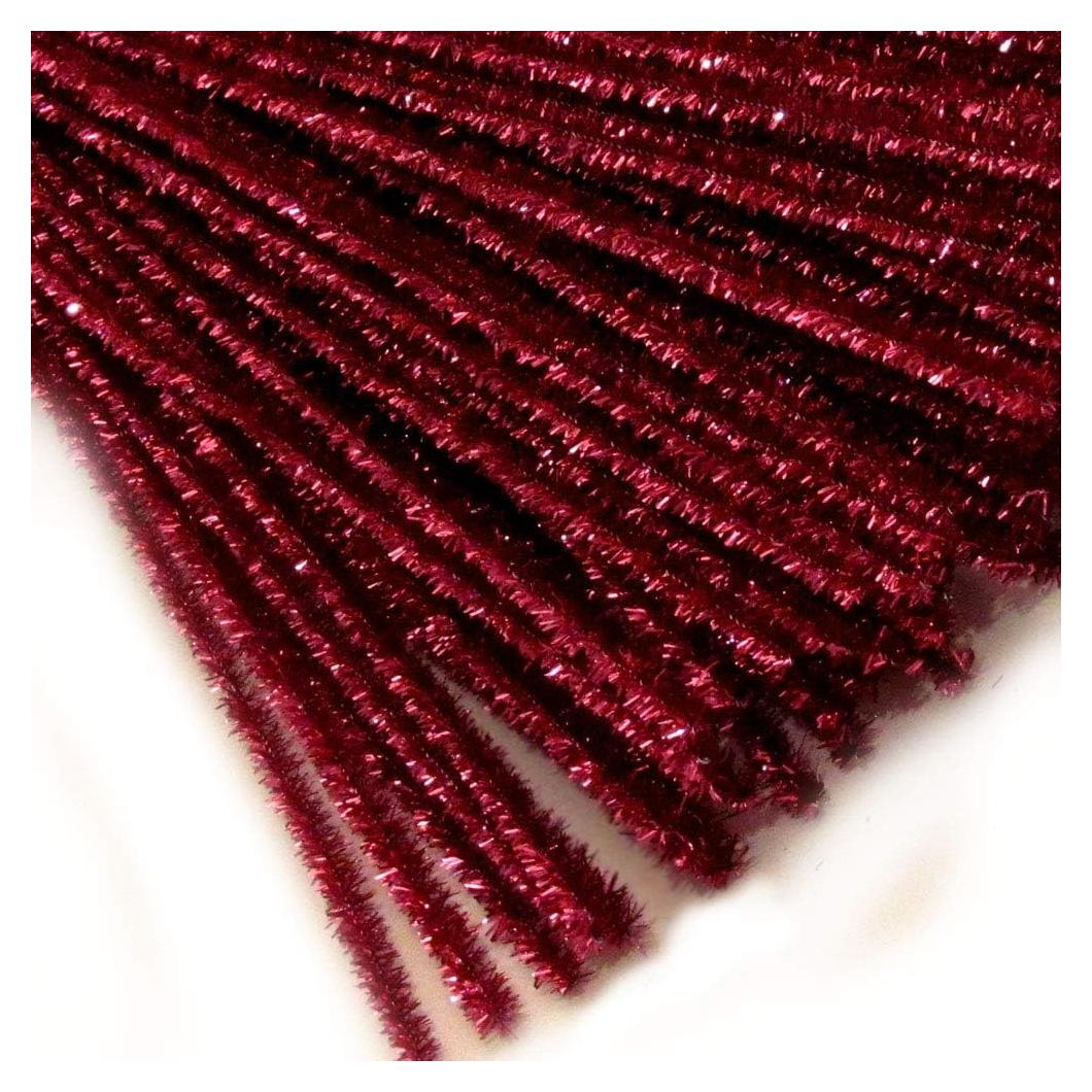 Tallarines Chenille Limpiapipas The Crafts Outlet 1000p 50cm Rojo