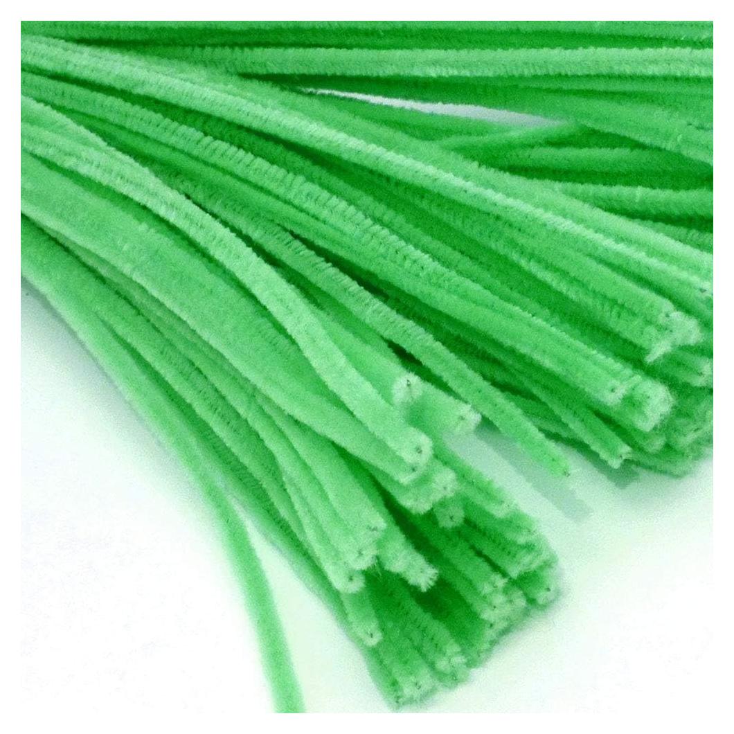 Tallos de Chenille The Crafts Outlet 1000 piezas 50 cm Verde Lima