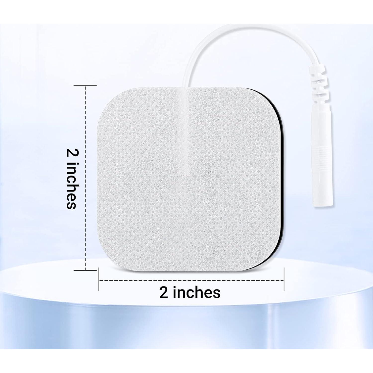 Pads Electrodos TENS AFDEAL 20 Piezas 5x5 cm Autoadhesivos