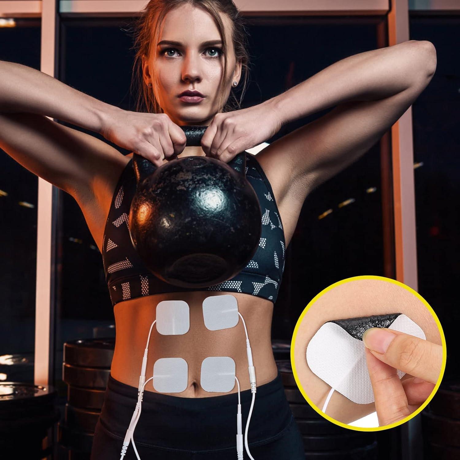 Pads Electrodos TENS AFDEAL 20 Piezas 5x5 cm Autoadhesivos