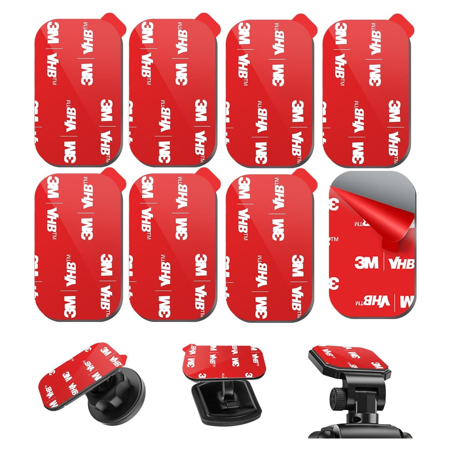 Almohadillas Adhesivas 3M VHB Pop-Tech 8 Pcs Doble Cara