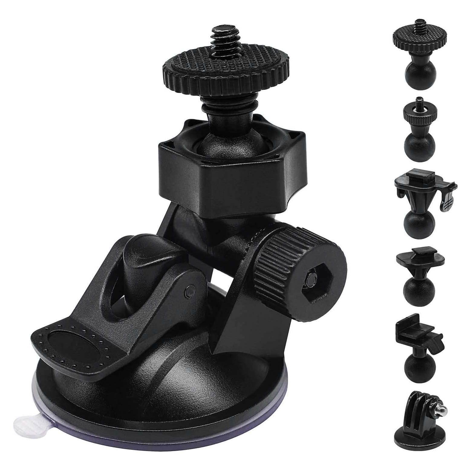 Soporte de cámara deportiva S30 con ventosa y 10 juntas