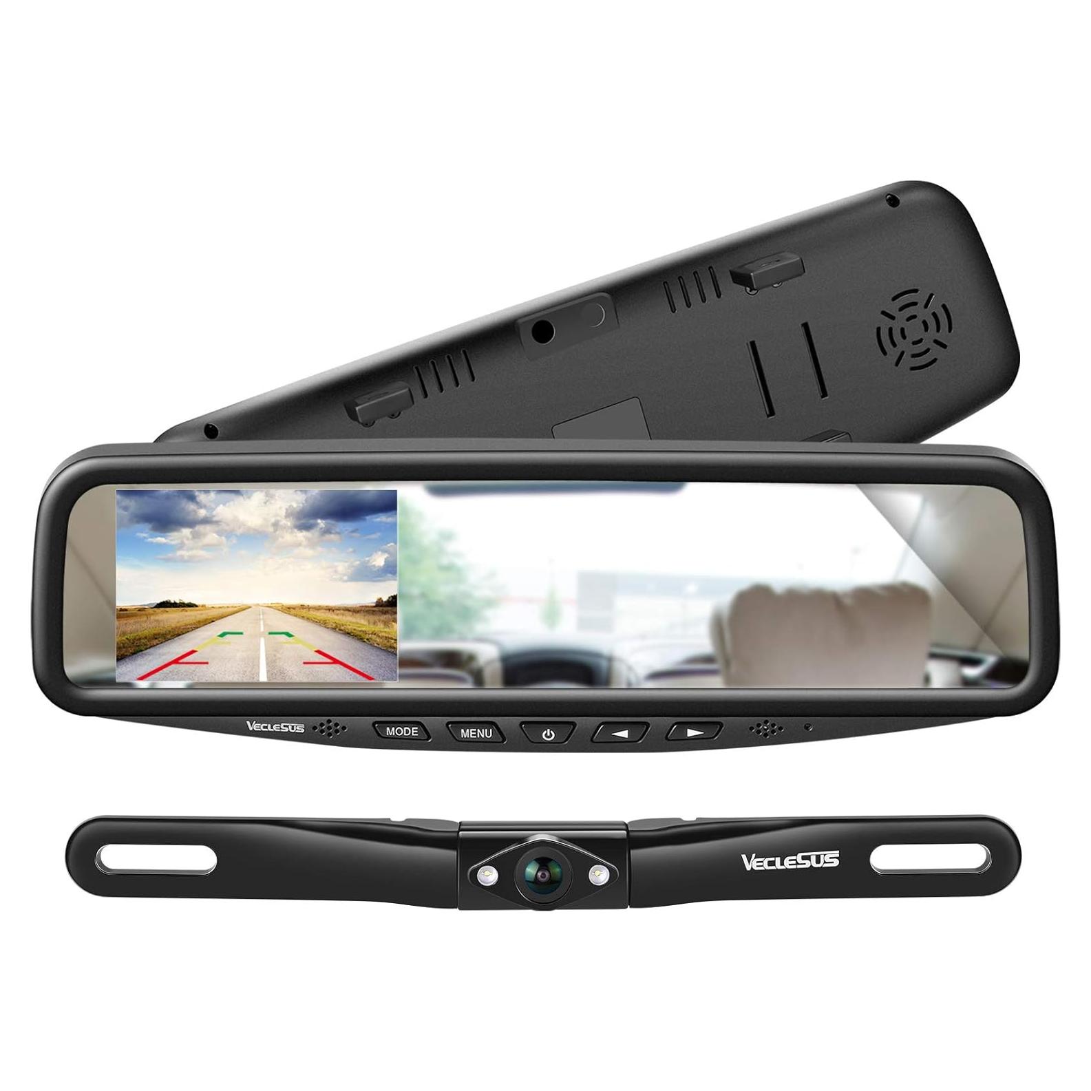 Kit Cámara de Respaldo VECLESUS VT1 1080P con Monitor 4.3"