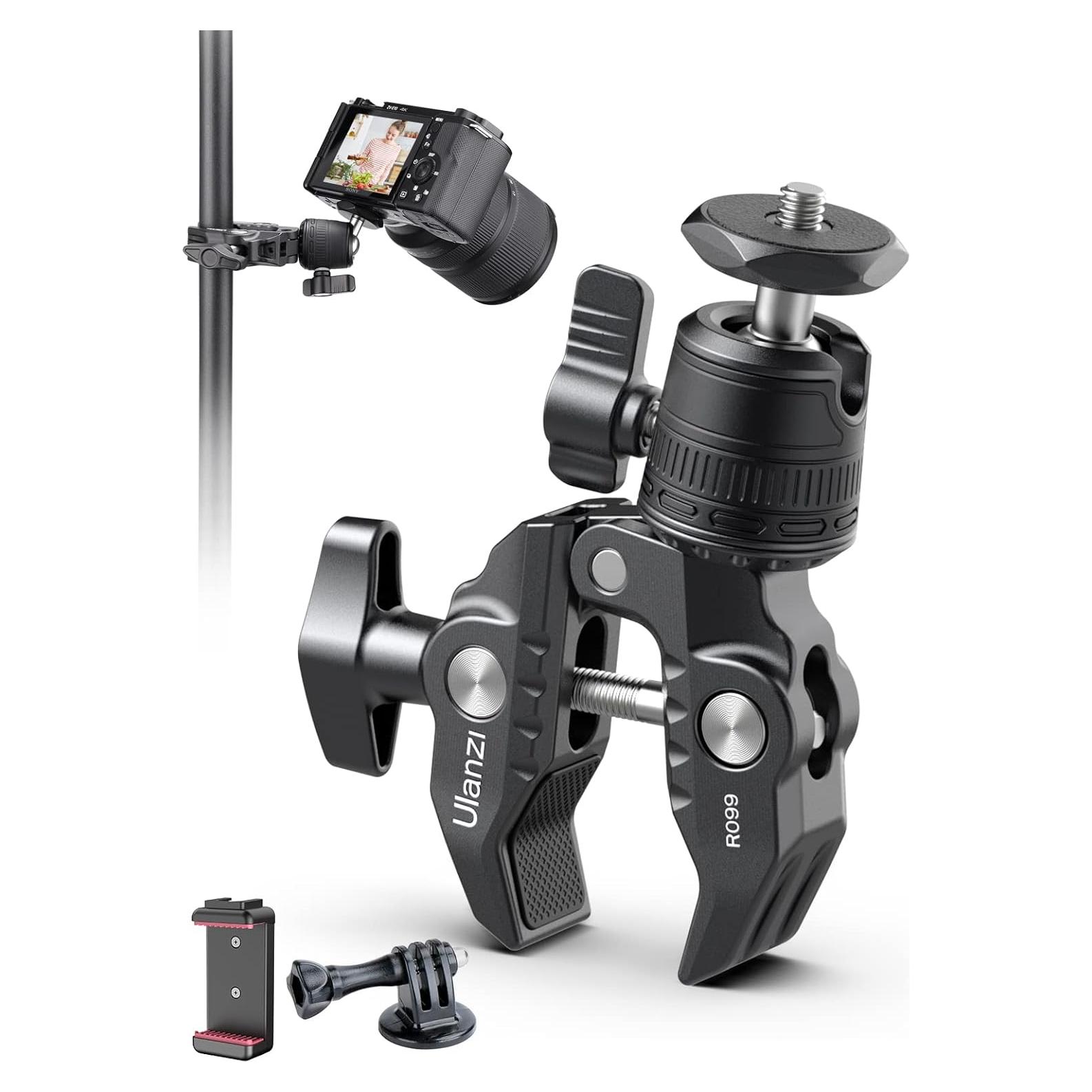 Soporte para Cámara ULANZI R099 Super Clamp 1.5kg 360°