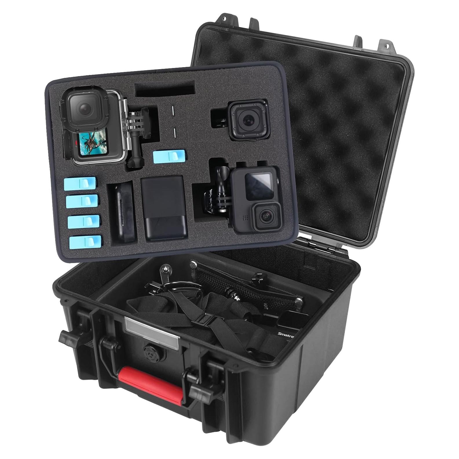 Estuche Duro Impermeable Smatree GA700-3 para GoPro y DJI OSMO