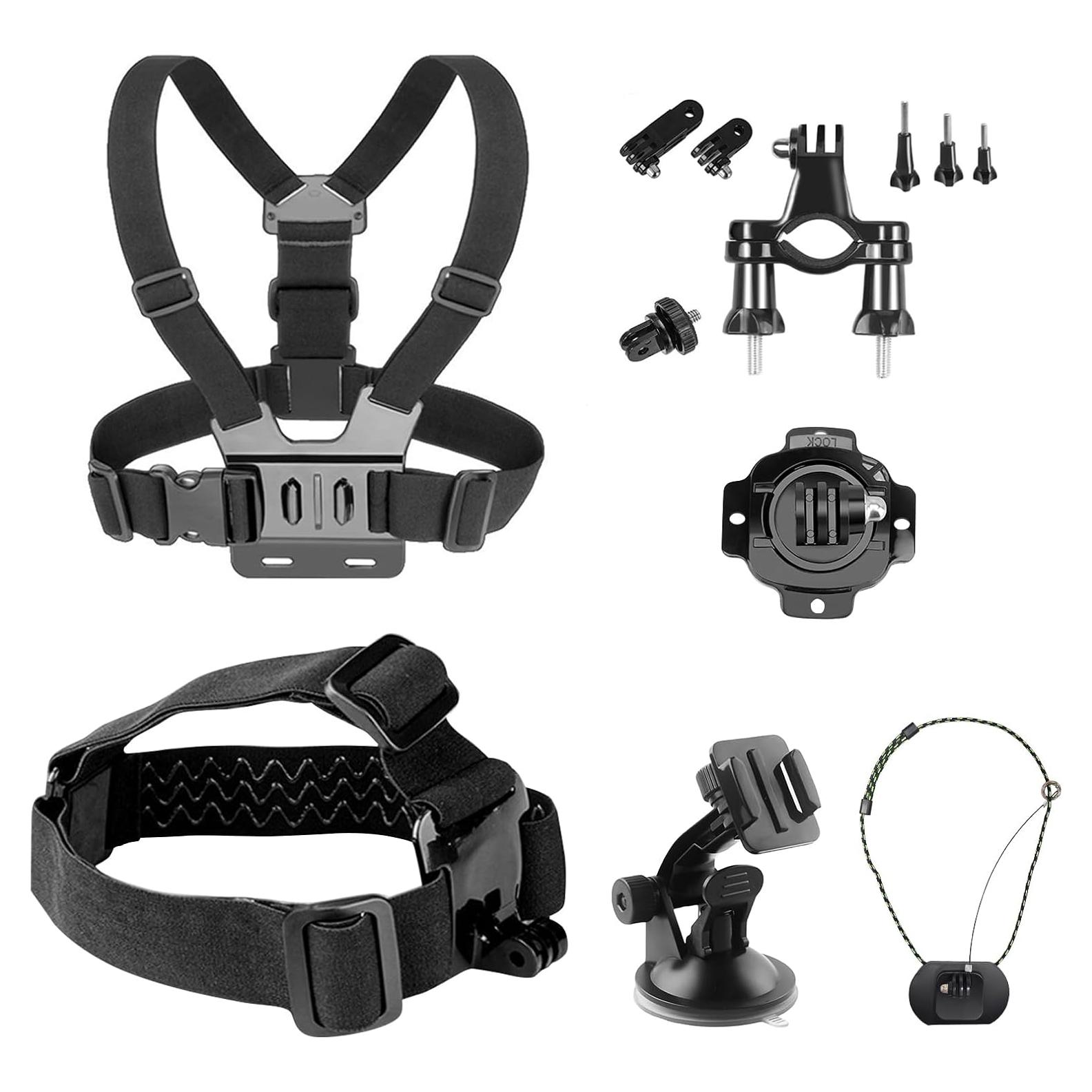 Kit de Accesorios para Cámara de Acción TIMNUT - Soportes y Arnés