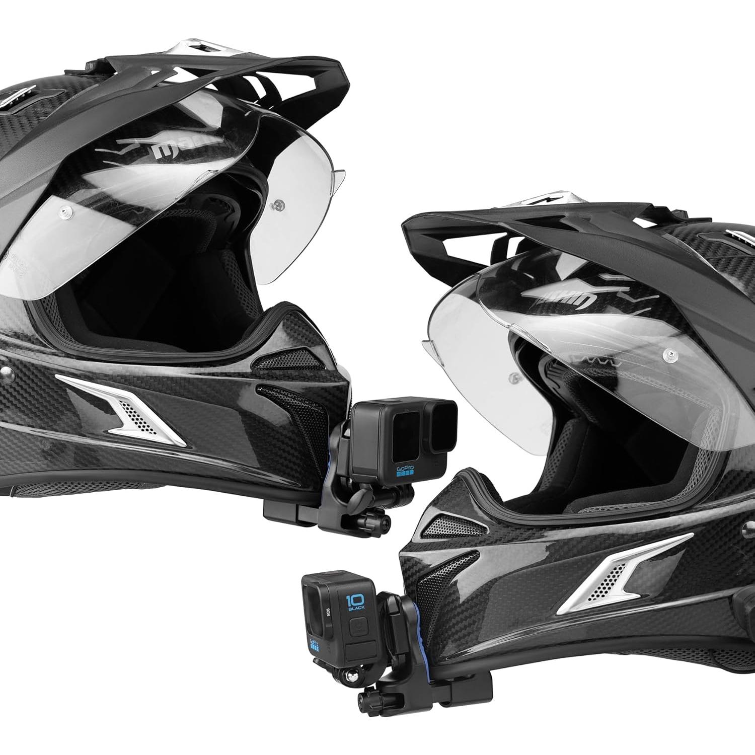 Soporte de cámara de acción para casco Gaocnvt, ajustable