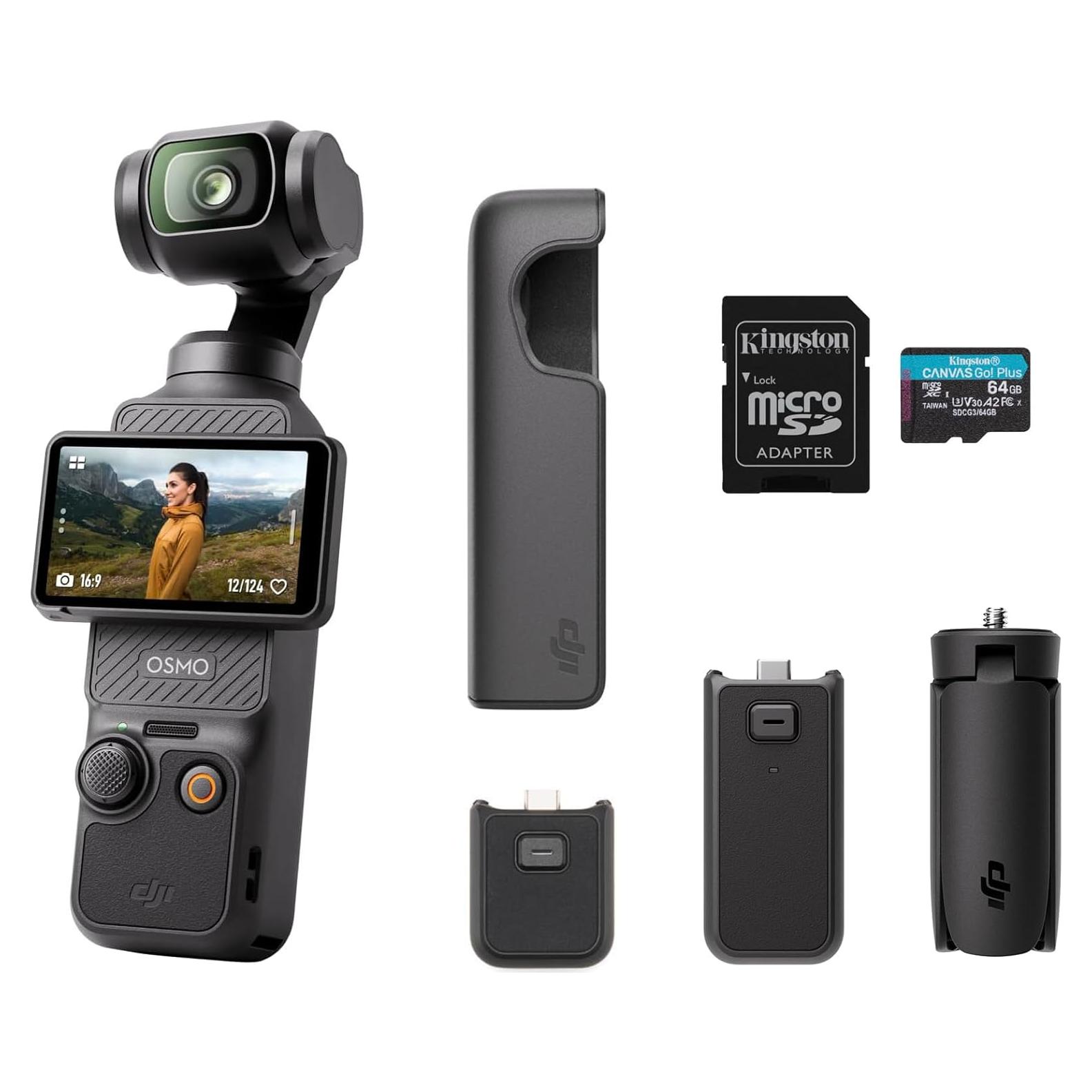 Cámara de Vlogging DJI Osmo Pocket 3 4K 120fps Estabilizada