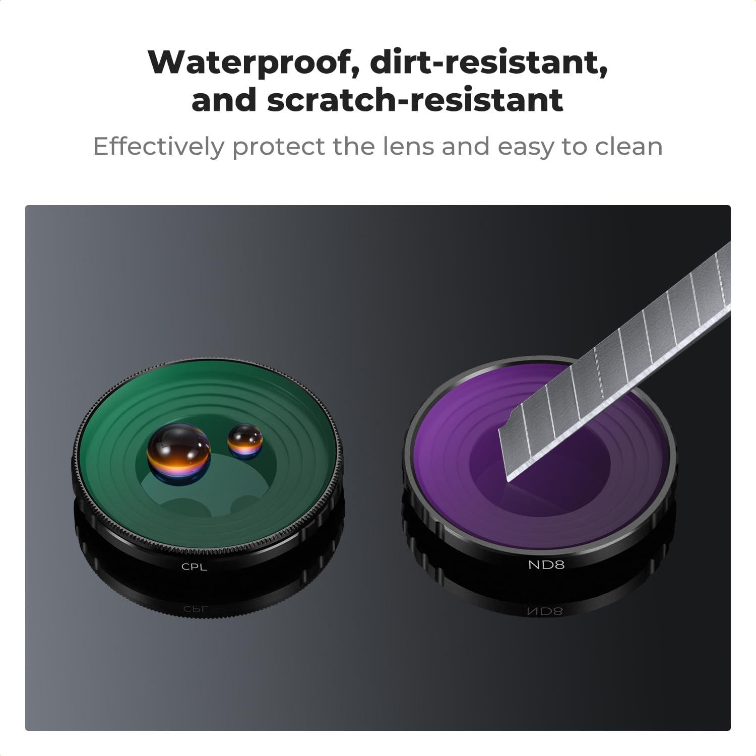 Kit de Filtros ND y CPL K&F Concept para DJI Osmo Action 5 Pro