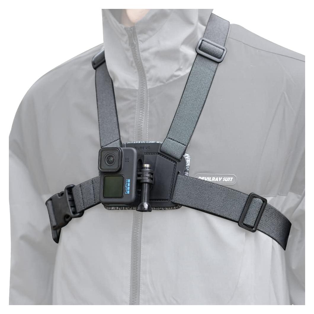 Soporte de Pecho Ajustable SUREWO para Cámaras de Acción