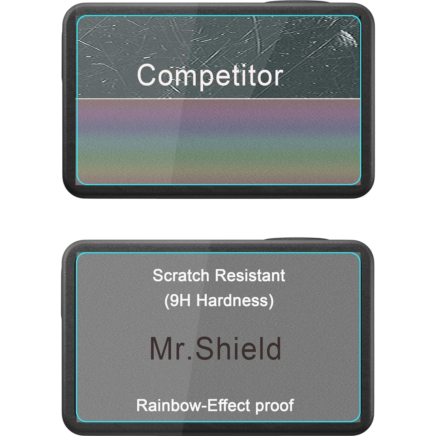 [Back+Lens+Front] 3-Pack [9 Pcs] Screen Protector For DJI OSMO Action 5 Pro [Tempered Glass] [Japan Glass with 9H Hardness] Screen Protector