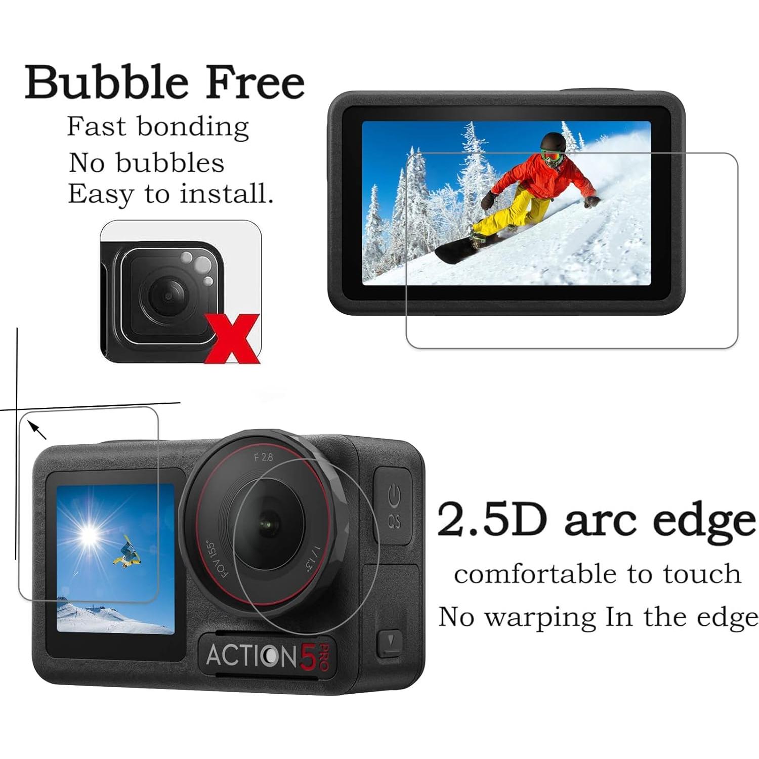 Protector de Pantalla PCTC para DJI Osmo Action 5 Pro 9H