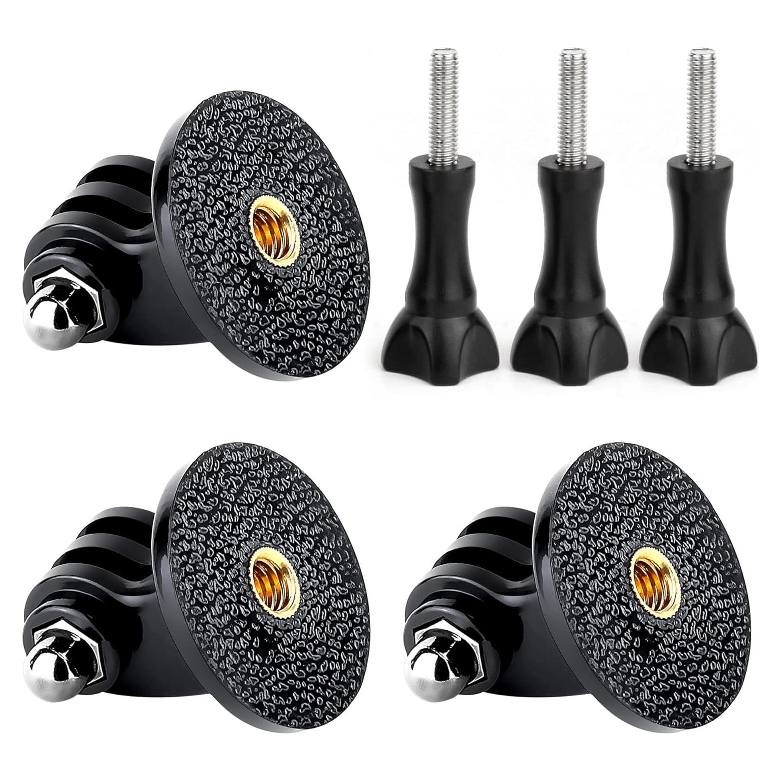 Tripod Mount for GoPro Tripod Mount Adapter with Thumb Screws Compatible with GoPro Hero 13 12 11 10 9 8 7 6 5 4 3 3+ 2 1 Session Fusion MAX DJI Osmo Action Camera