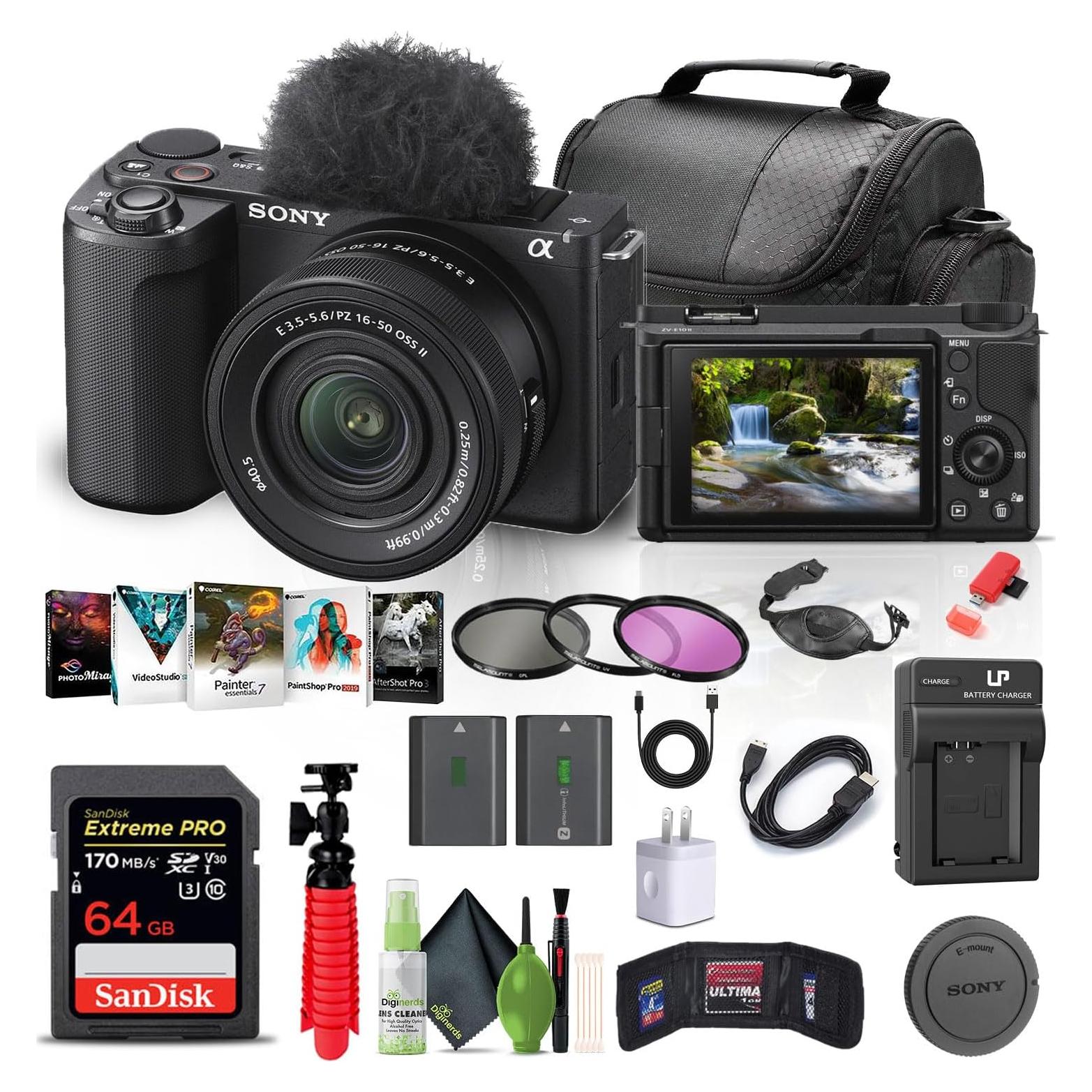 Cámara Sin Espejo Sony Alpha ZV-E10 II 16-50mm + Accesorios