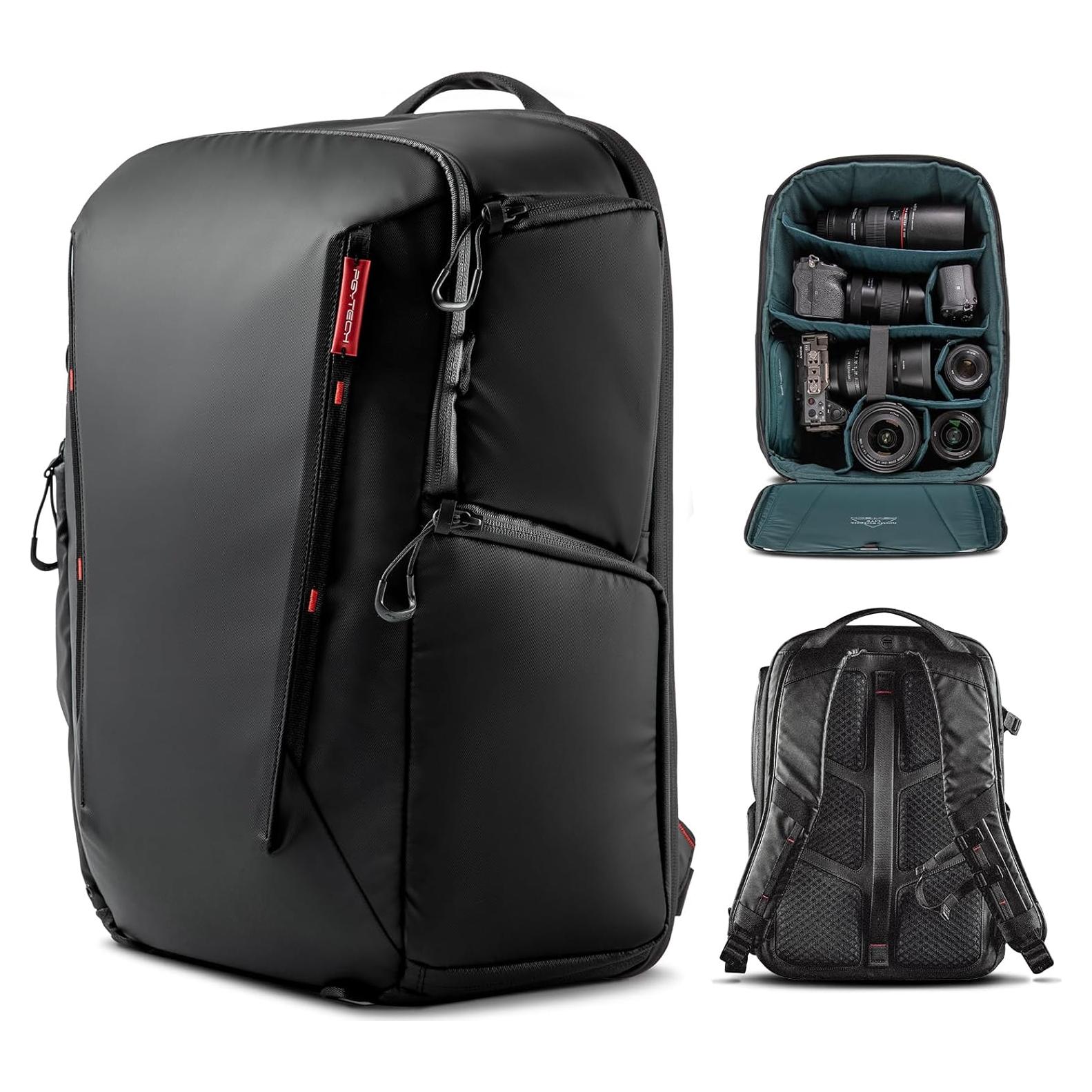 Mochila para cámara PGYTECH OneMo Lite 22L negra DSLR y dron