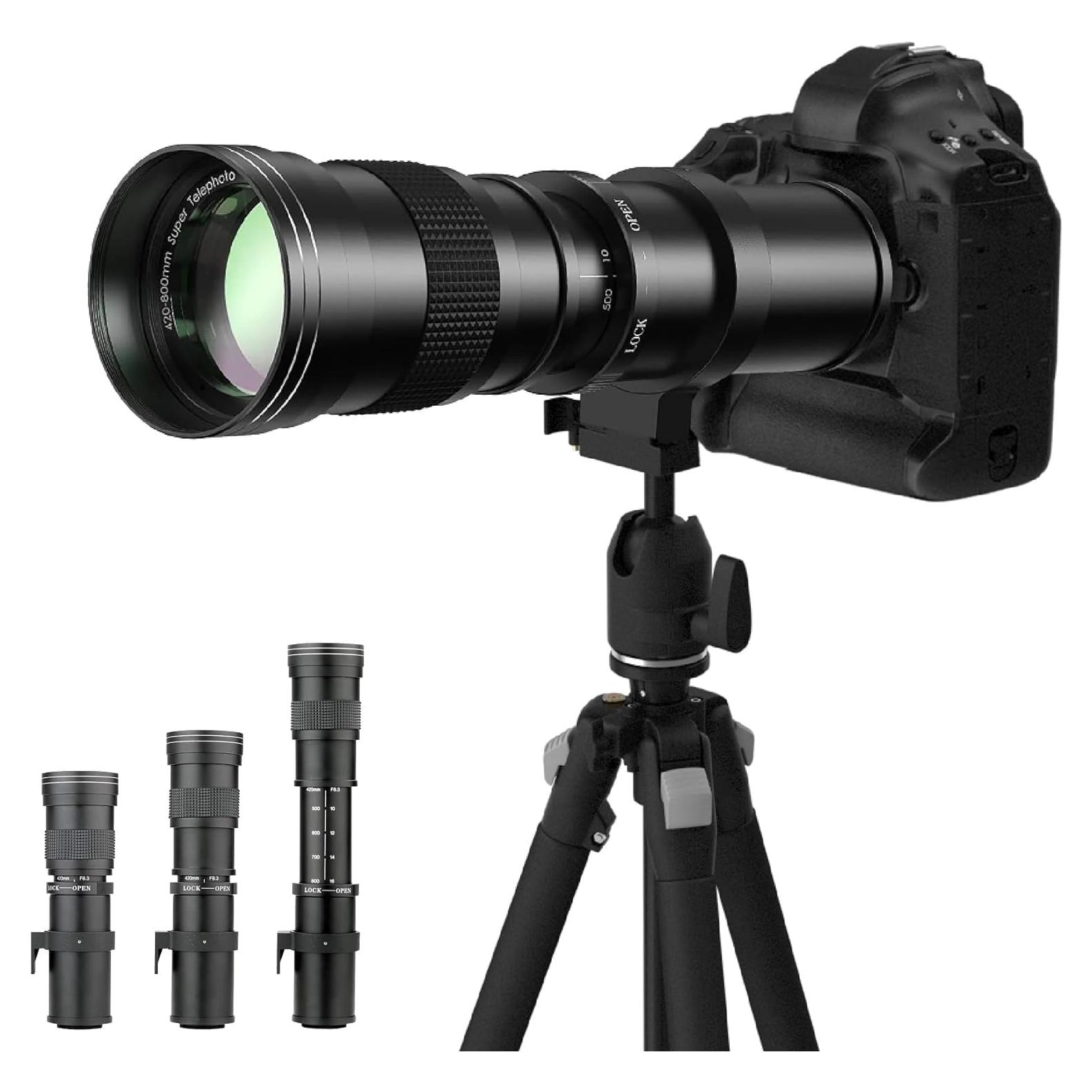 Lente Telefoto Zoom 420-800mm Commander Optics para Sony