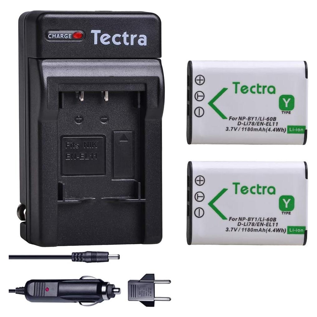 Kit de Batería y Cargador Tectra EN-EL11 para Nikon y Sony