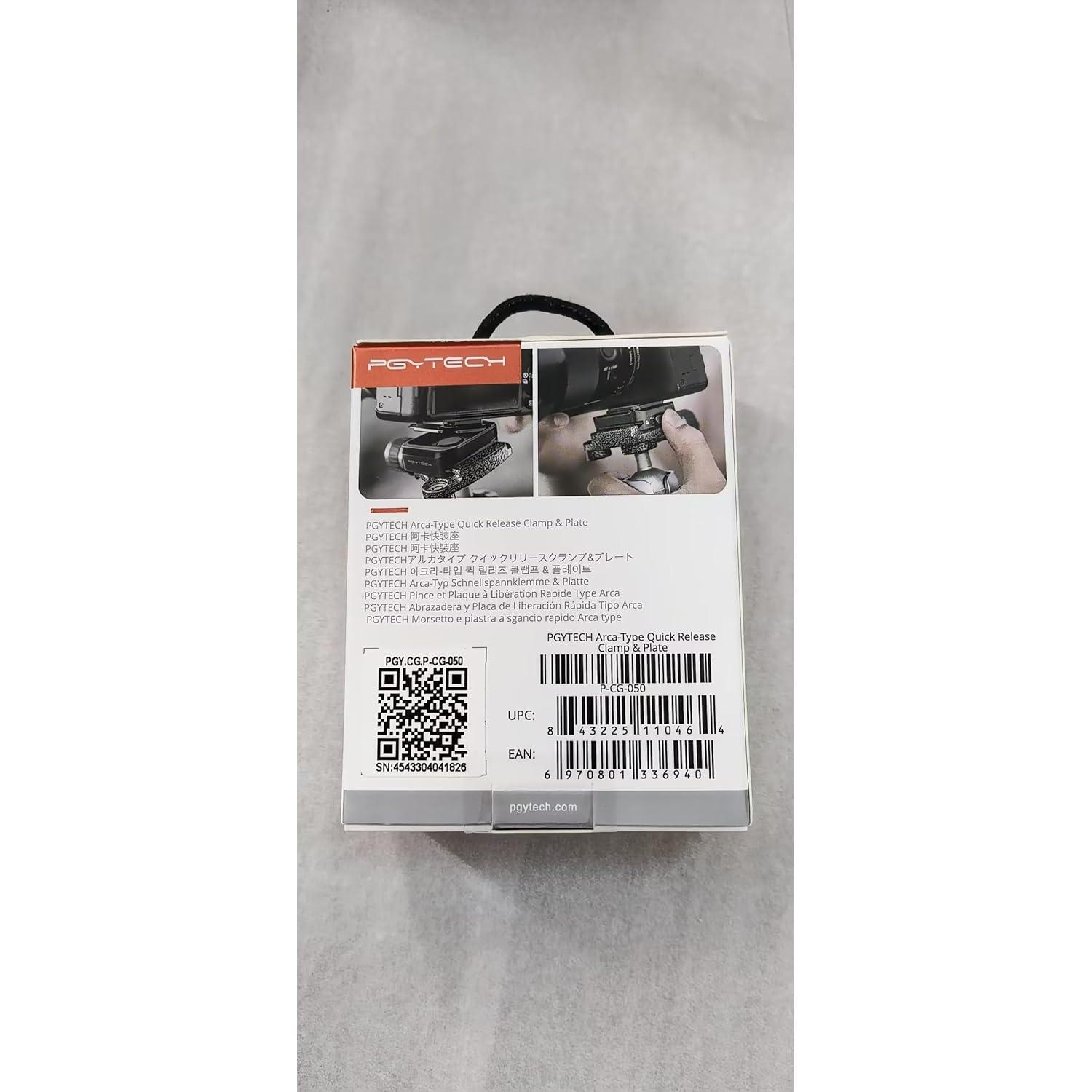 Placa de Liberación Rápida PGYTECH con Adaptador Arca-Swiss