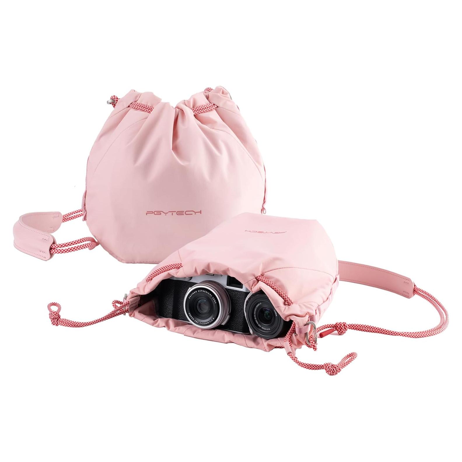 Bolsa para Cámara PGYTECH OneGo Rosa, Compatible con Sin Espejo
