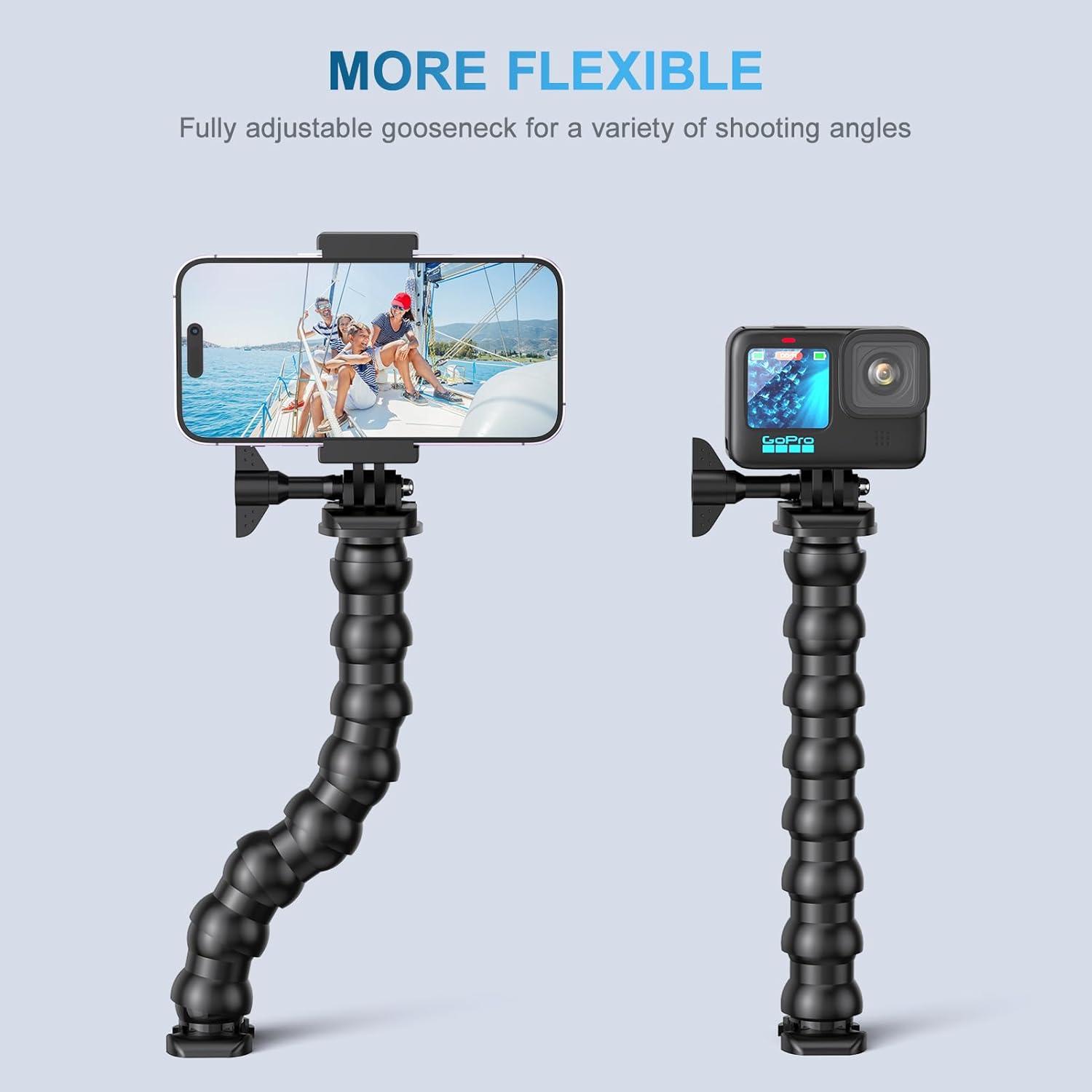 Soporte de Abrazadera Jaws Flex MiPremium para Smartphone y GoPro