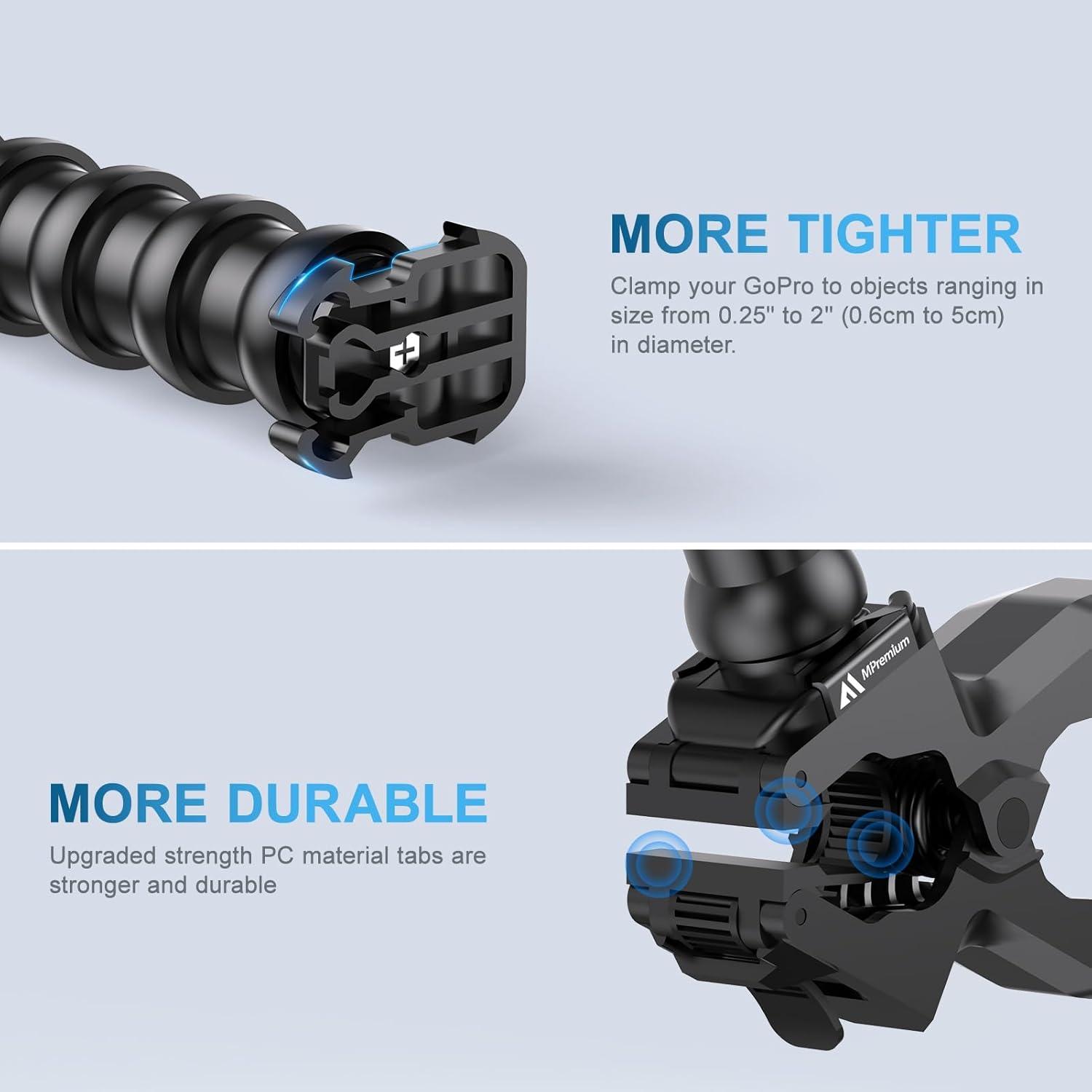 Soporte de Abrazadera Jaws Flex MiPremium para Smartphone y GoPro