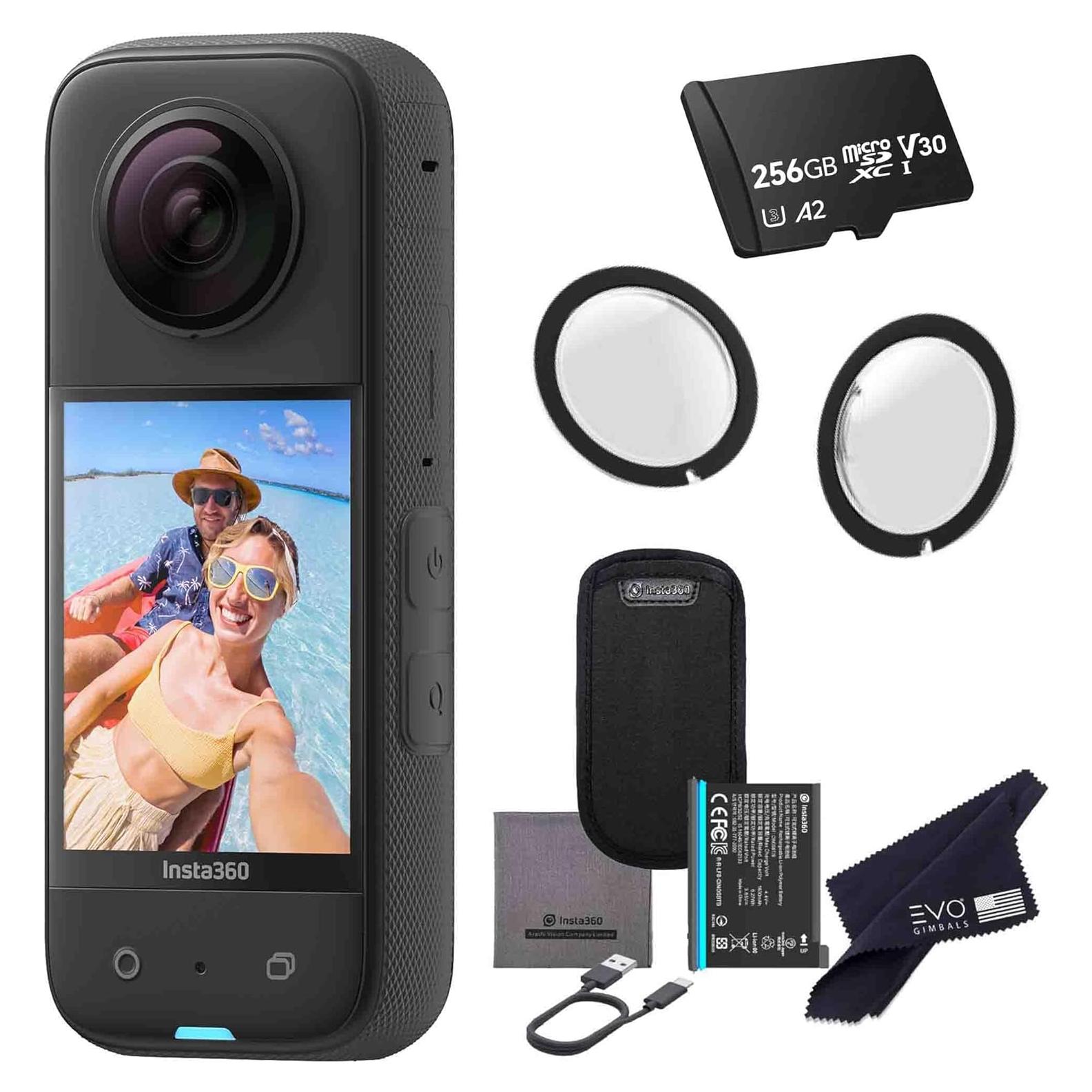 Cámara de acción 360 Insta360 X3 5.7K HDR 72MP con lente