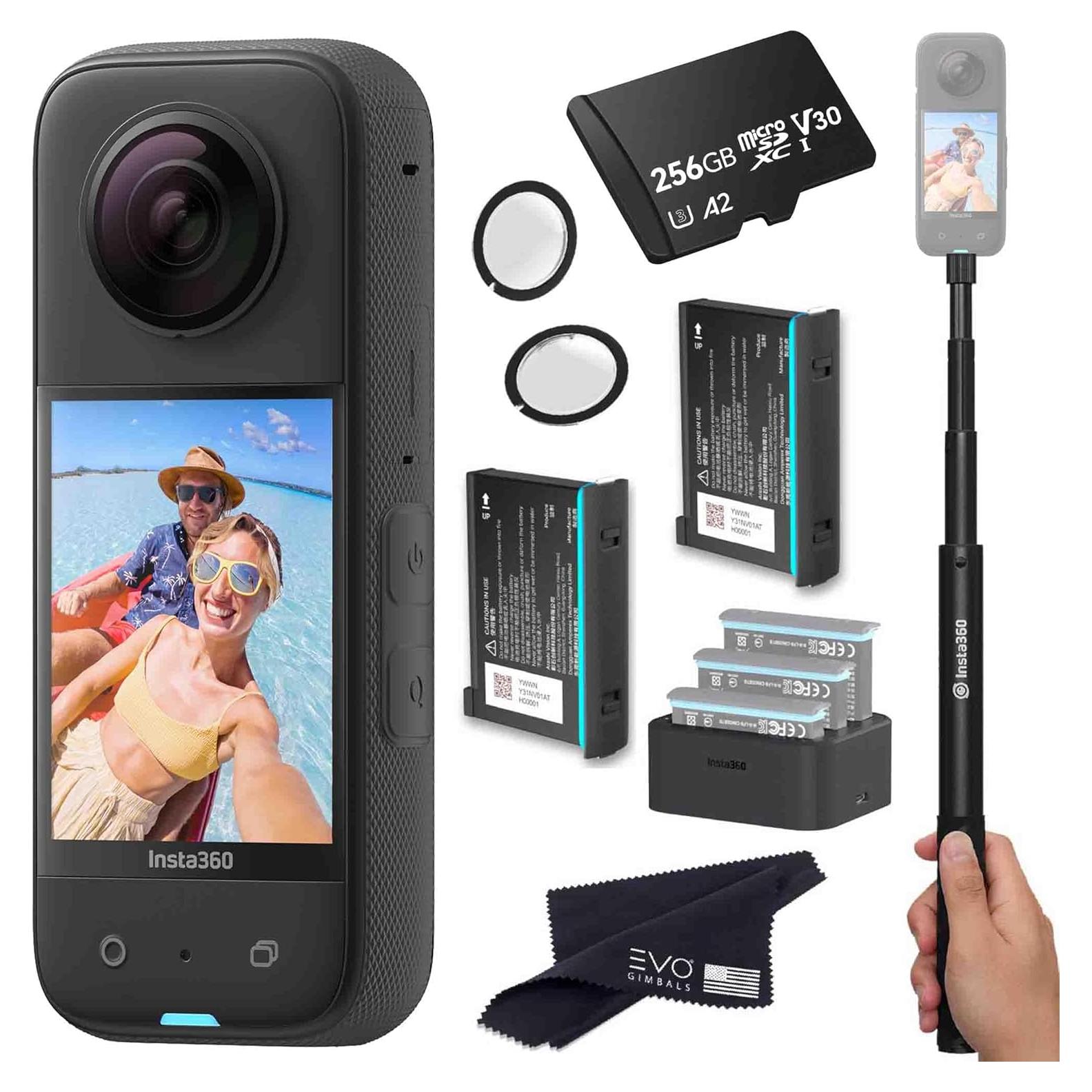 Cámara de Acción 360 Insta360 X3 con Accesorios y 256GB