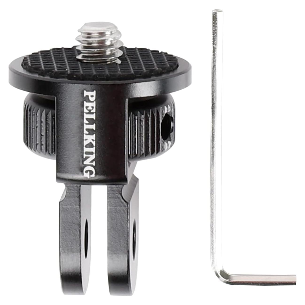 Adaptador de Montaje PellKing 1/4" para Cámaras GoPro y DJI