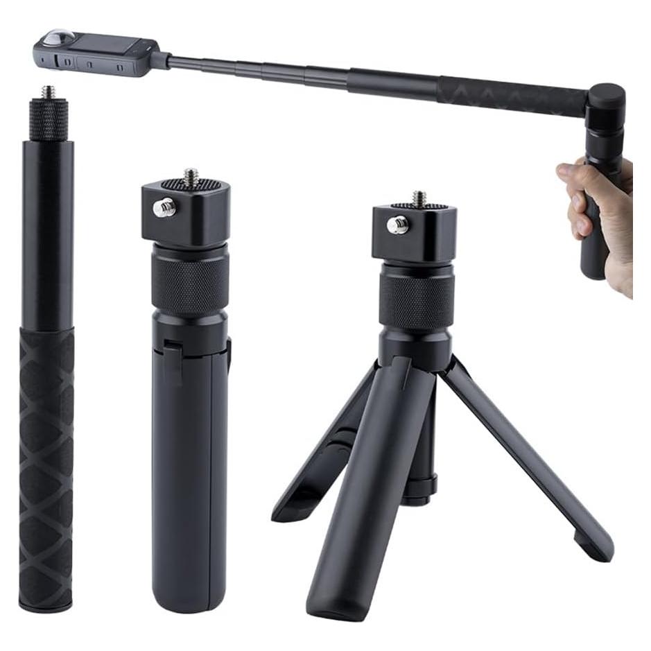 Trípode con Mango Giratorio 360° Kumi para Cámaras hasta 2.72 kg