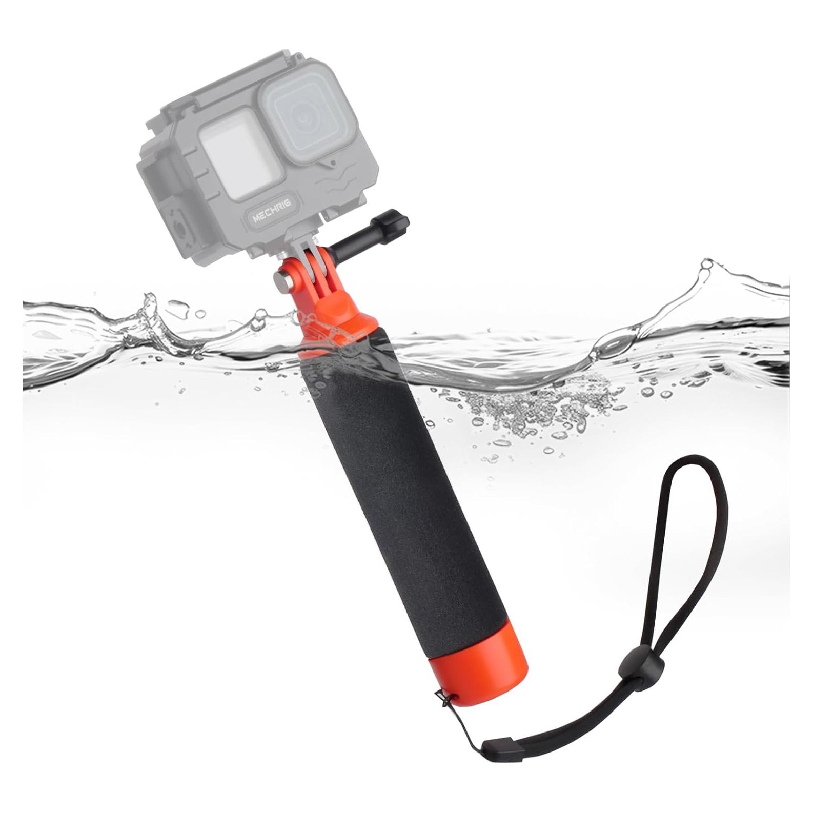 Empuñadura Flotante Mechrig para GoPro Hero 12/11/10/9 y DJI