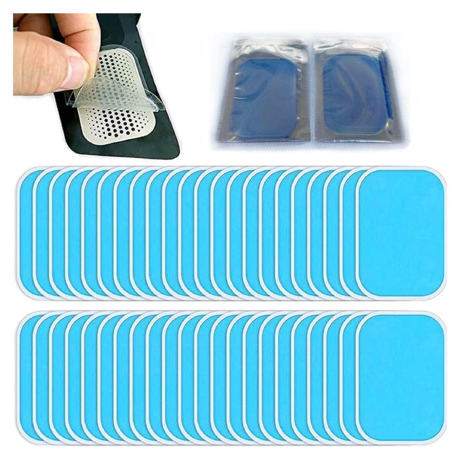 Almohadillas de Gel Huiming 50 Pcs para Estimulador Abdominal