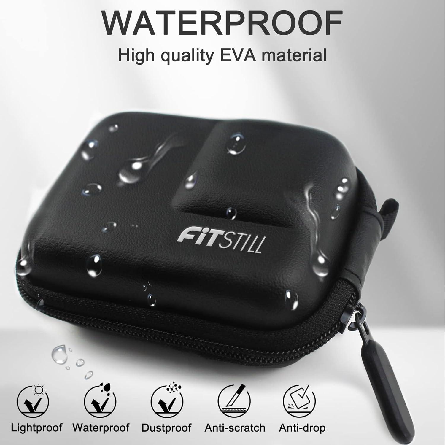 Funda Mini FitStill PU Negra para GoPro Hero 13/12/11/10/9/8/7