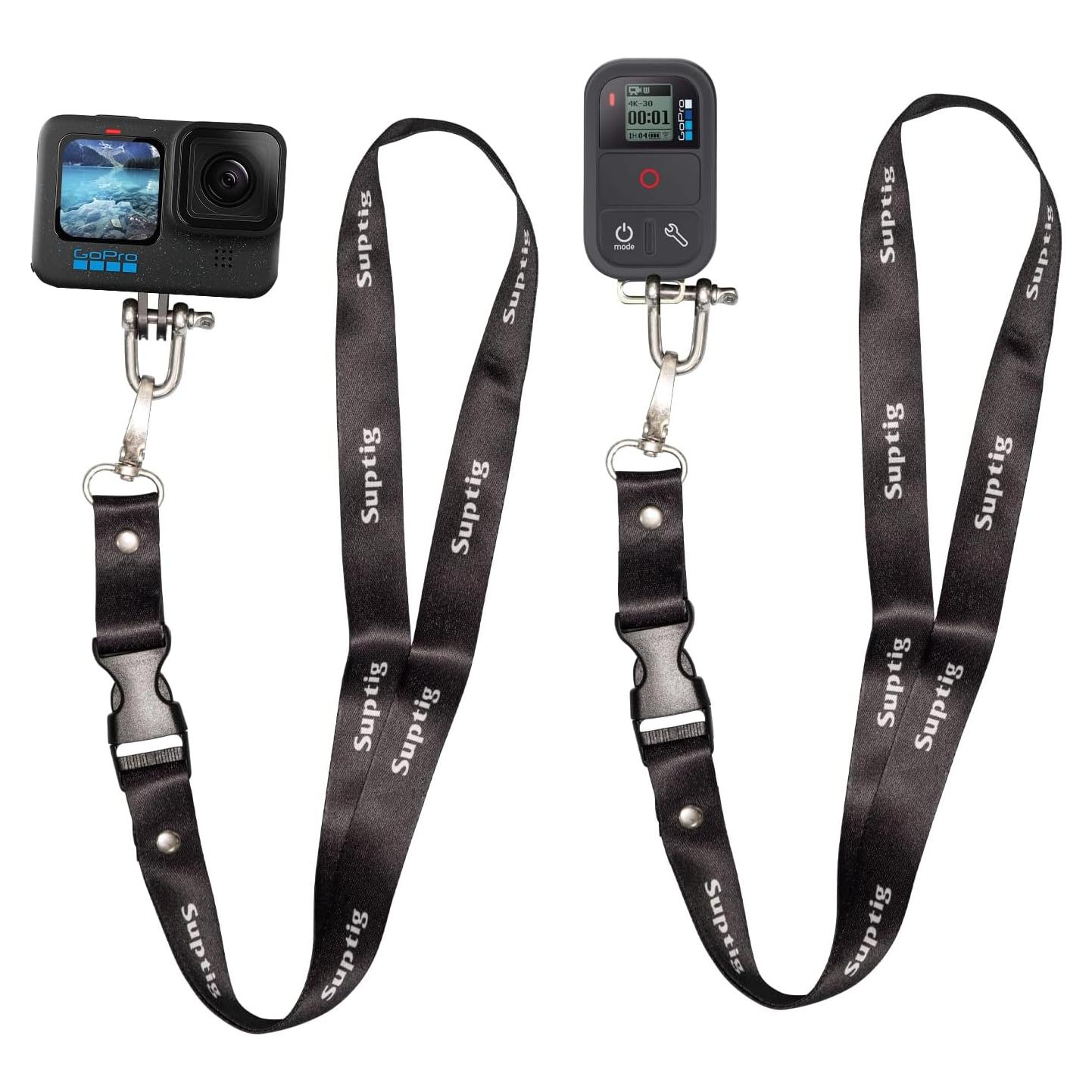 Cinta de Cuello Suptig para GoPro y Cámaras de Acción - 2 Unidades