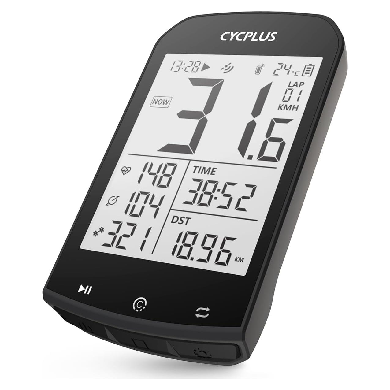 Computadora de Bicicleta CYCPLUS M1 GPS Inalámbrica LCD 2.9"