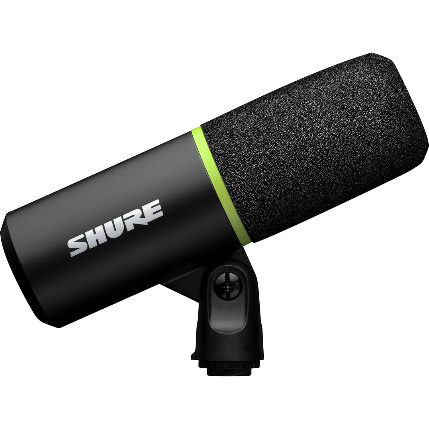 Micrófono Gaming Shure MV6 USB Dinámico con Soporte