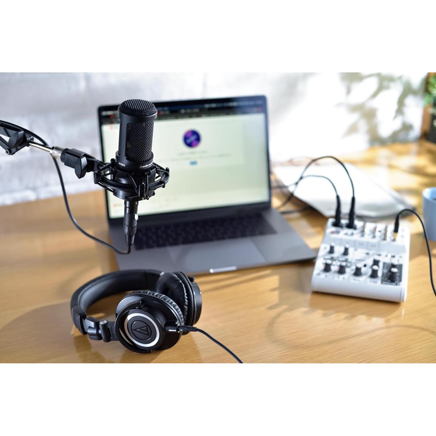 Micrófono de condensador cardioide Audio-Technica AT2020 XLR