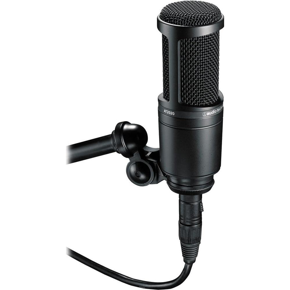 Micrófono de Condensador Cardioide Audio-Technica AT2020 + Accesorios