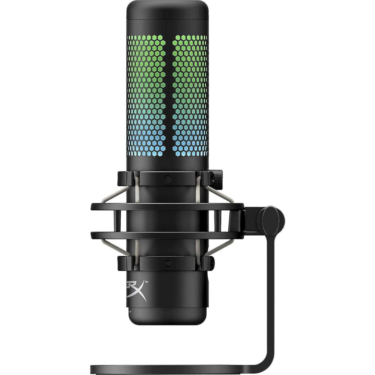 Micrófono de Condensador USB HyperX QuadCast S RGB - Negro