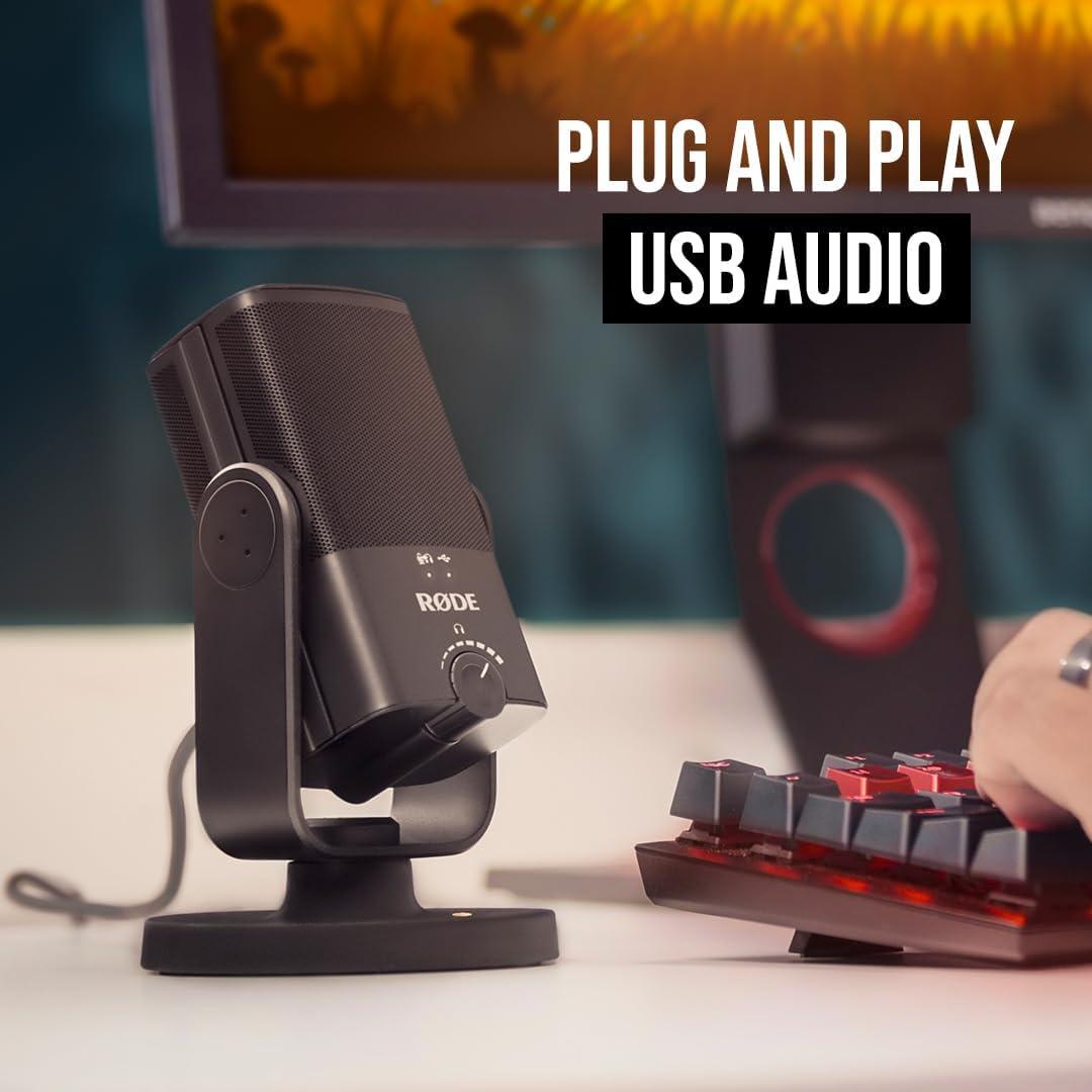 Micrófono USB RODE NT-USB Mini para grabación y streaming